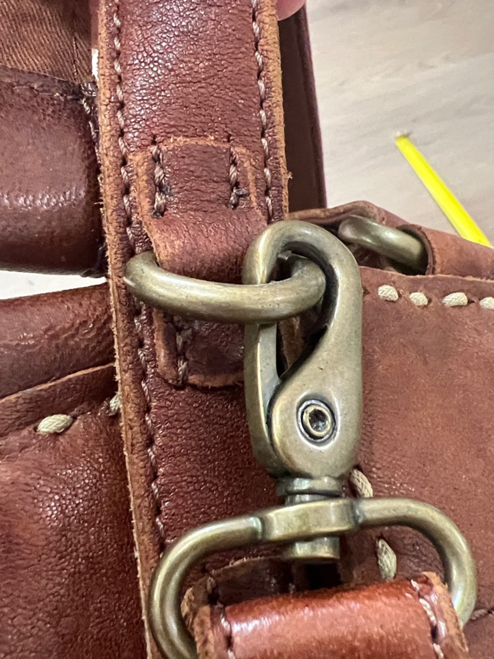 Lucky Brand Brown Leather Crossbody Bag - Picture 9 of 10